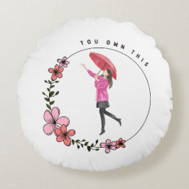 Du äger det här rund kudde