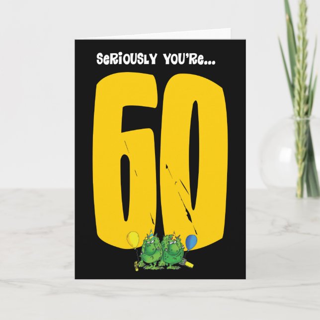Du är 60! kort (Framsida)