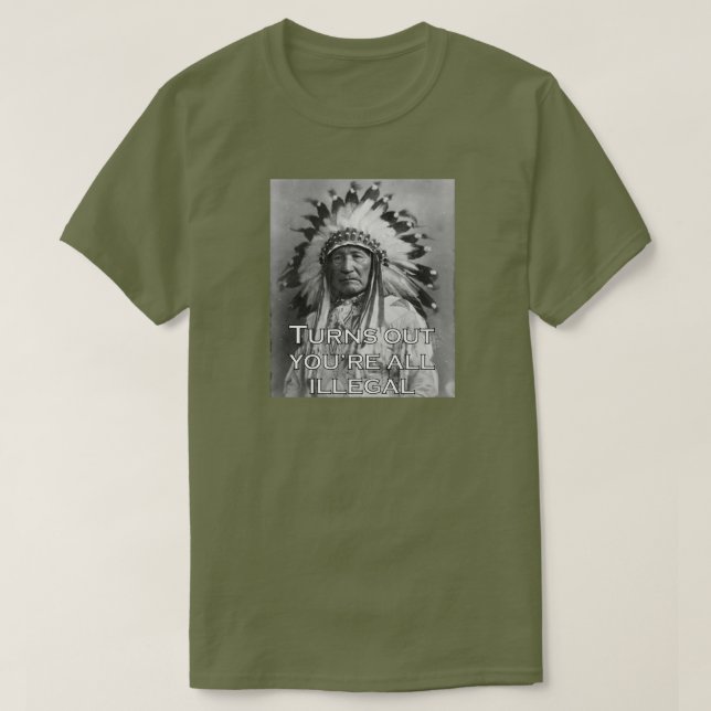 DU ÄR ALLA ILLEGAL. TRÖJA (Design framsida)