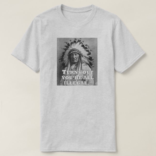 DU ÄR ALLA ILLEGAL. TRÖJA (Design framsida)