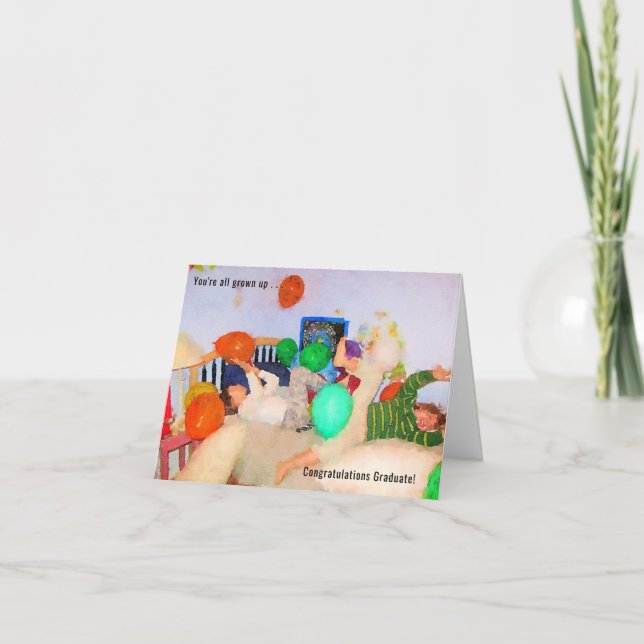 Du är alla Studenten-kort för växande pojkar Rolig Kort (Framsida)