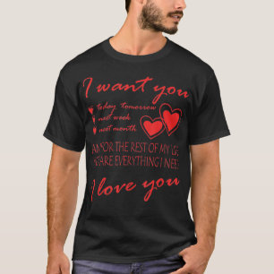 Du är allt jag behöver Bröllop Propo T Shirt