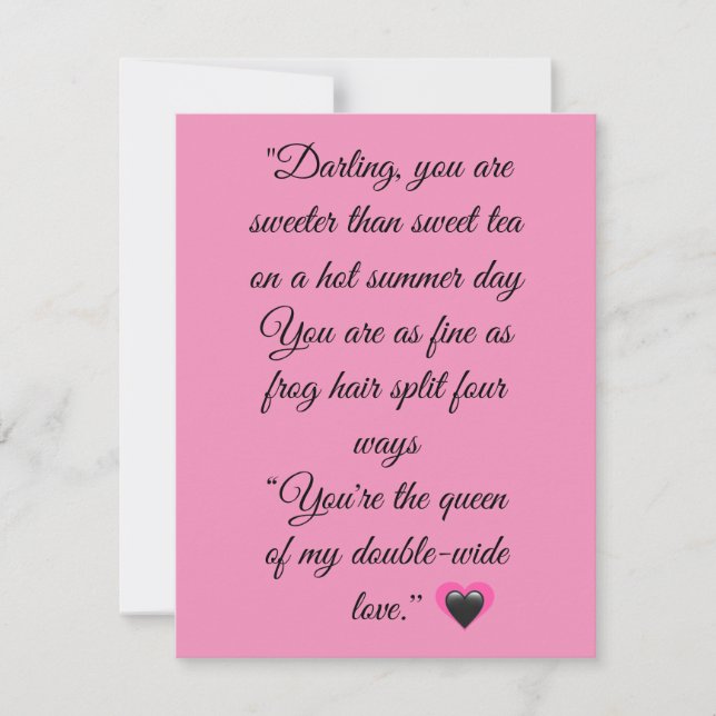 Du är allt julkort (Framsida)