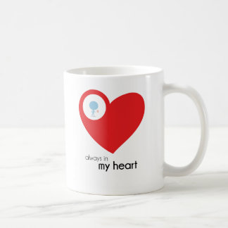 Du är alltid i min hjärta kaffemugg
