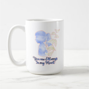 Du är alltid i mitt hjärta kaffemugg