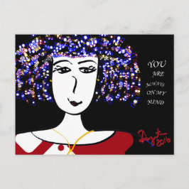 DU ÄR ALLTID PÅ MIN MIN MIN MIN MIN - POSTCARD VYKORT