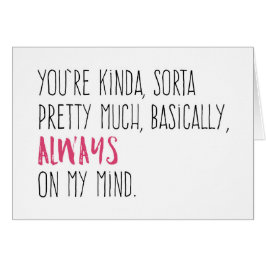 Du är alltid på min vakt hälsningskort