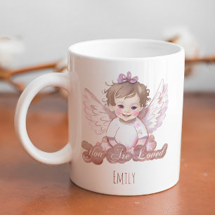 Du är älskad ängel kaffemugg