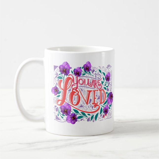 DU ÄR ÄLSKAD KAFFEMUGG (Vänster)