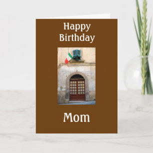 "DU ÄR ÄLSKAD MAMMA" BIRTHDAY ÖNSKEMÅL KORT