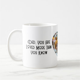 Du är älskad mer än du vet kaffemugg