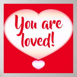 Du är älskad! Poster