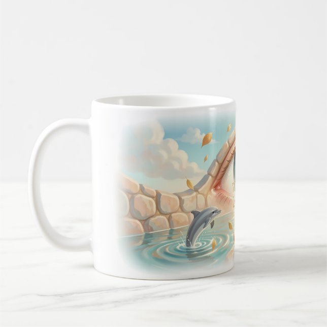 Du är älskad Seren Vision Affisch Kaffemugg (Vänster)