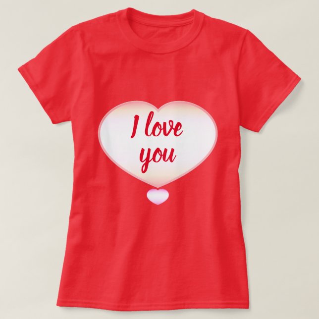 Du är älskad! T-Shirt (Design framsida)