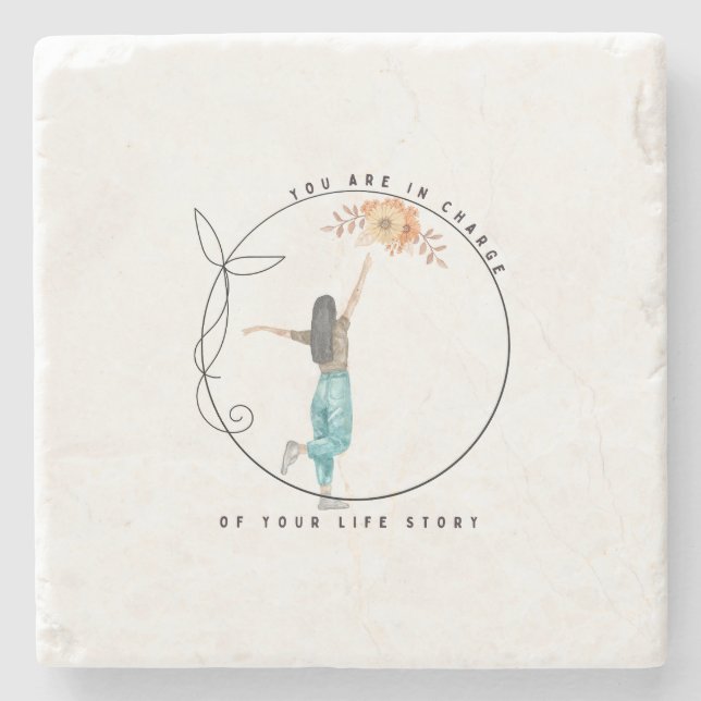 Du är ansvarig för din livshistoria stenunderlägg (Framsidan)