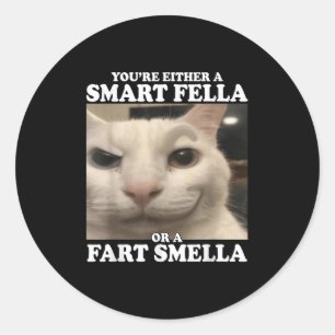 Du är antingen en smart kille eller en smart smell runt klistermärke