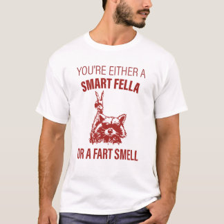 DU ÄR ANTINGEN SMART FELLA ELLER EN JÄT SMELL T SHIRT