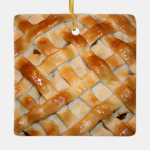 Du är Apple från min Paj   Funny Food Pun Julgransprydnad Keramik