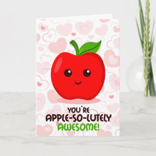 Du är äpple-solutamente fantastisk, Alla hjärtans Kort