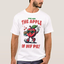 Du är äpplet på min Paj - ädla Valentines day T Shirt