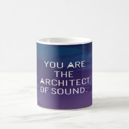 Du Är Arkitekten Bakom Ljudet Kaffemugg