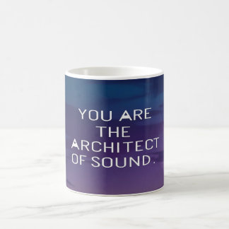 Du är arkitekten i Ljud Kaffemugg