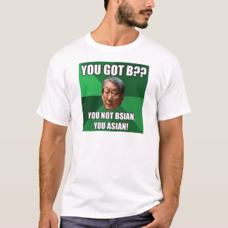Du är asiatisk inte bsian meme tee shirt