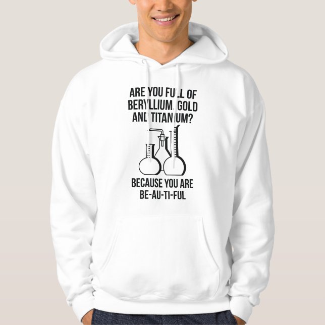 Du är Au-Ti-Ful Hoodie (Framsida)