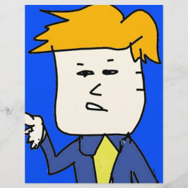 Du är avskedad tecknad pojke