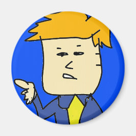 Du är avskedad tecknad pojke magnet