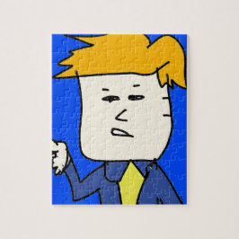 Du är avskedad tecknad pojke pussel