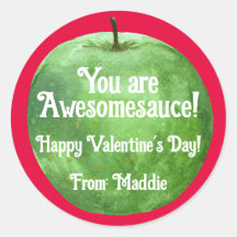 Du är Awesomesauce! Applesauce Valentindagen