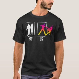 Du är Ballroom Dancer Dancing Pair Couple Swing D T Shirt