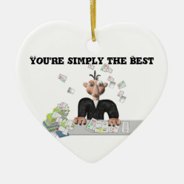 Du är bara den bästa .Personlig-texten Julgransprydnad Keramik