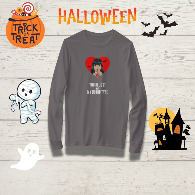 "Du är bara inte min blodtyp", en fin vampyr T Shirt (Skapare uppladdad)