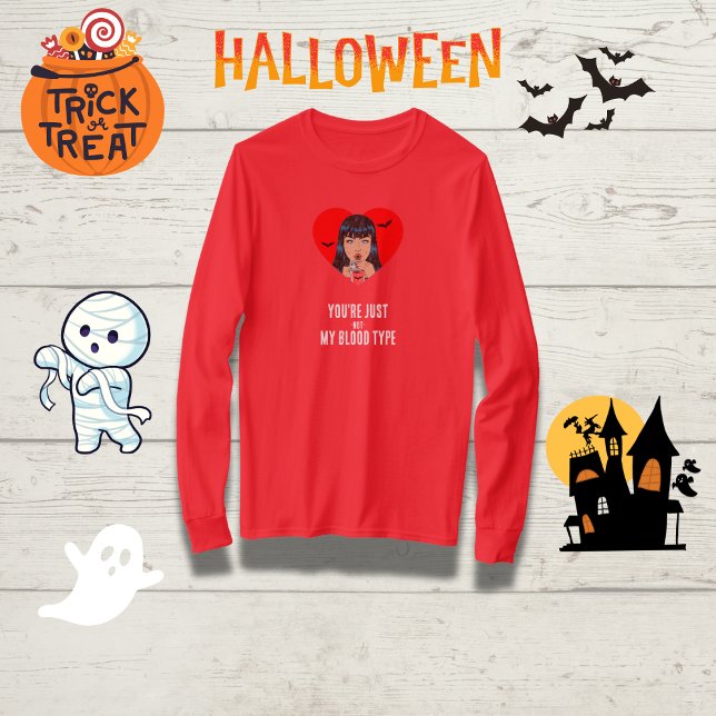 "Du är bara inte min blodtyp", en fin vampyr T Shirt (Skapare uppladdad)