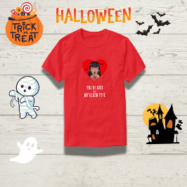 "Du är bara inte min blodtyp", en fin vampyr T Shirt