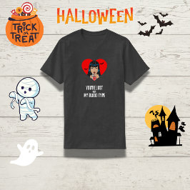 "Du är bara inte min blodtyp", en fin vampyr T Shirt