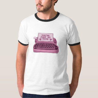 Du är bara min skrivmaskin Ringer Manar T-Shirt