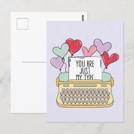 Du är bara min typ Cute Valentines day Vykort