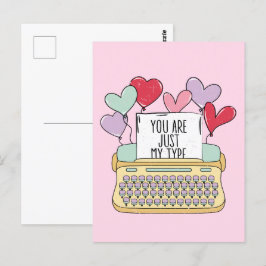 Du är bara min typ Cute Valentines day Vykort