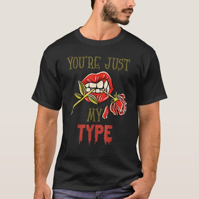 Du är bara min Vampyre Valentindag. T Shirt (Framsida)