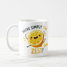 Du är bara Zest" - Vibrant Lemon Pun Design Kaffemugg