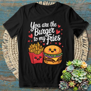 Du är bäraren till min Fries Cute Couples citat T Shirt