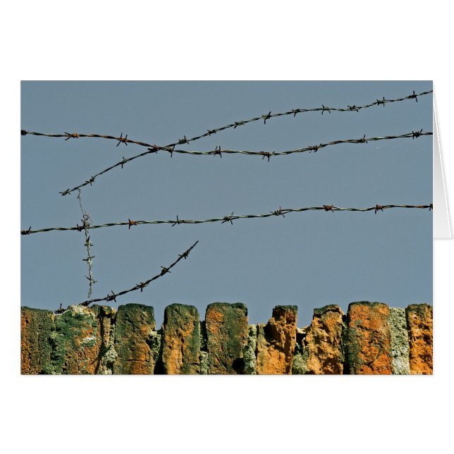 Du är Barbed! Hälsningskort (Framsidan Horizontal)