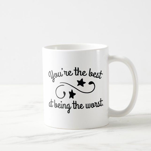 Du är bäst kaffemugg (Höger)