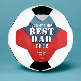 Du är bäst Pappa Red Blue Mönster Far's Day