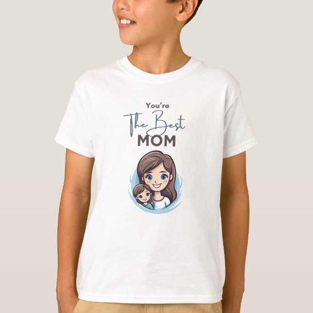 Du är bästa Mamma T Shirt (Framsida)