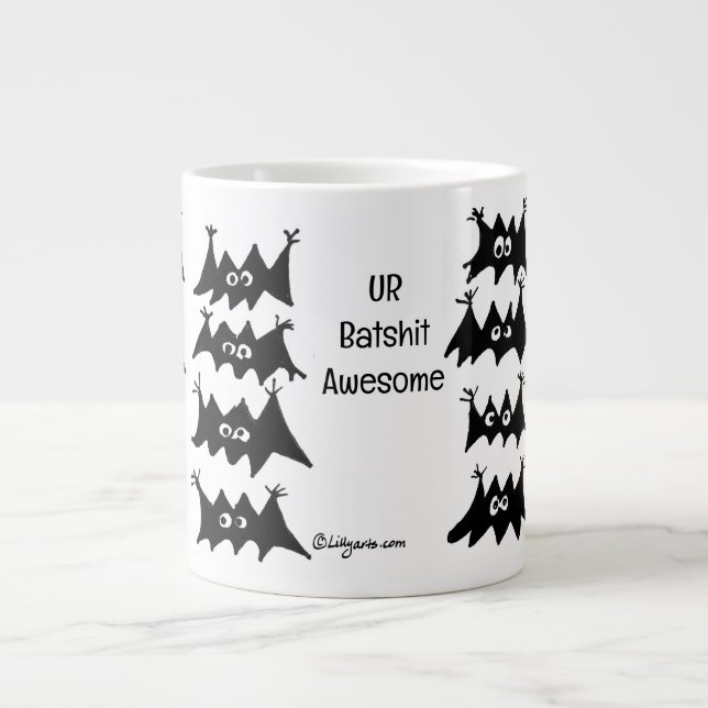 Du är Batskij Fantastisk-kaffe Mugg Jumbo Mugg (Framsidan)