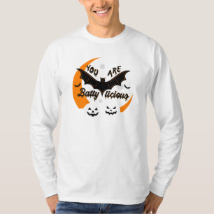 Du är Battylicious White Long Sleeve T-Shirt